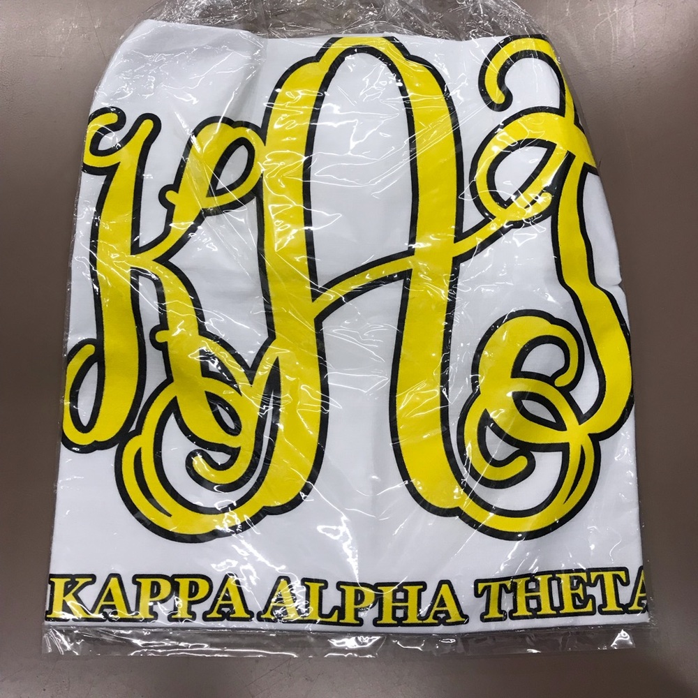 Kappa Alpha Theta pillow case.